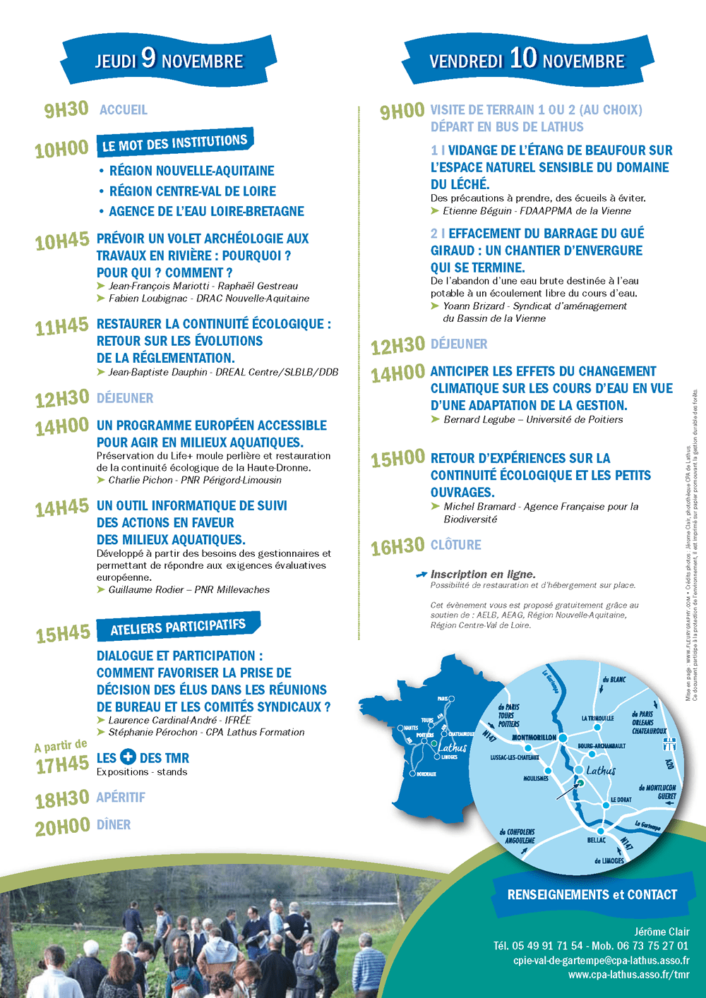Programme forum des techniciens de rivières